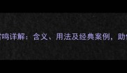 成语百科瓦釜雷鸣详解含义用法及经典案例助你提升语言表达