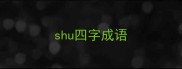 shu四字成语