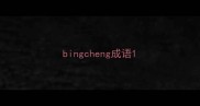 bingcheng成语