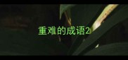 重难的成语