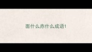 面什么赤什么成语