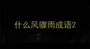 什么风骤雨成语