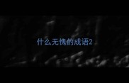 什么无愧的成语