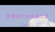 衷成语大全成语大全