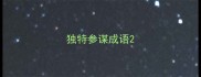 独特参谋成语