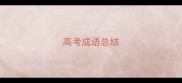 高考成语总结
