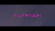 什么不离手成语