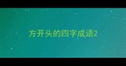 方开头的四字成语