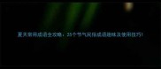 夏天常用成语全攻略25个节气民俗成语趣味及使用技巧