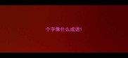 个字像什么成语