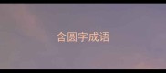 含圆字成语