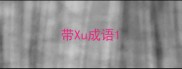 带Xu成语
