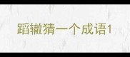 蹈辙猜一个成语