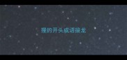 搜的开头成语接龙