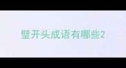 璧开头成语有哪些