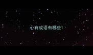 心有成语有哪些