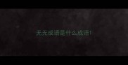 无无成语是什么成语