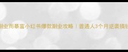 一搞副业而暴富小红书爆款副业攻略普通人3个月逆袭搞钱真相
