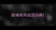 新编常用成语词典