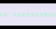 汉代成语冷知识这些老祖宗的梗竟成现代流行语