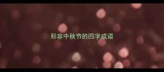 形容中秋节的四字成语