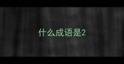 什么成语是