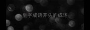 皇字成语开头的成语