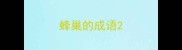 蜂巢的成语
