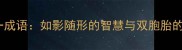 双胞胎打一成语如影随形的智慧与双胞胎的默契人生