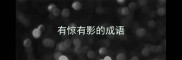 有惊有影的成语