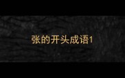 张的开头成语