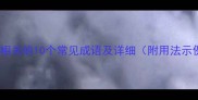 与冲相关的10个常见成语及详细附用法示例