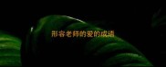 形容老师的爱的成语