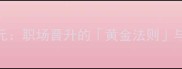 行行一状元职场晋升的黄金法则与逆袭指南
