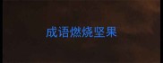 成语燃烧坚果