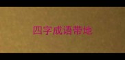 四字成语带地
