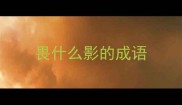 畏什么影的成语