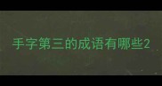 手字第三的成语有哪些