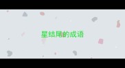 星结尾的成语