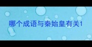 哪个成语与秦始皇有关