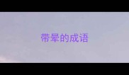 带晕的成语