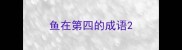鱼在第四的成语