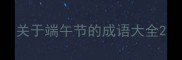 关于端午节的成语大全