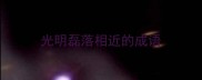光明磊落相近的成语